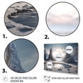 thumbnail image 3 of Designart "Cosmic Gateway Surreal Galaxy I" Landscapes Framed Wall Art - Traditional White Surrealism Landscape Living Room Framed Canvas Art, 3 of 6