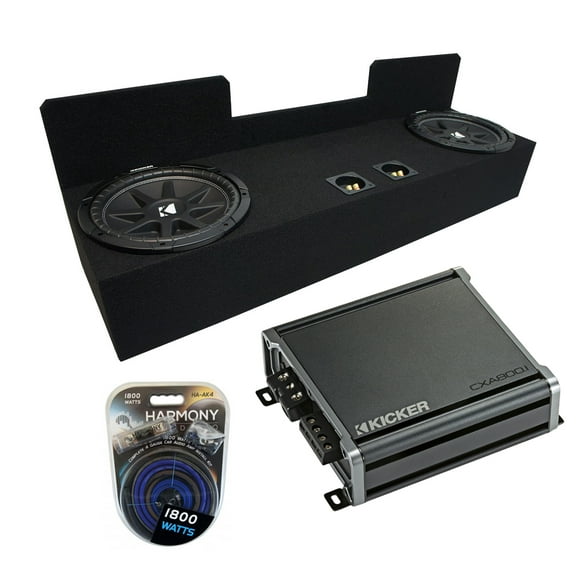 1995-2004 Toyota Tacoma Ext Cab Truck Kicker Comp C12 Dual 12" Sub Box CXA800.1