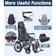 thumbnail image 6 of Broobey Lightweight Electric Wheelchair for Seniors, Foldable Reclining Design, 20 Mile Range, 20AH Battery, 6 of 9