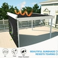 thumbnail image 2 of 90% Shade Fabric Sun Shade Cloth with Grommets GN08 for Pergola Replacement Shade Cover Canopy - Commercial Grade 185 GSM - Cable Zip Ties Included (We Customized), 2 of 6