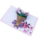 thumbnail image 3 of Naiovety Navidad Año Nuevo tarjeta de felicitación 3D Pop-up Flor hecha a mano Postal Tarjetas de felicitación Día de San Valentín Tarjeta de Kits de decoración para fiestas lirio Naiovety JR0981-02, 3 of 6