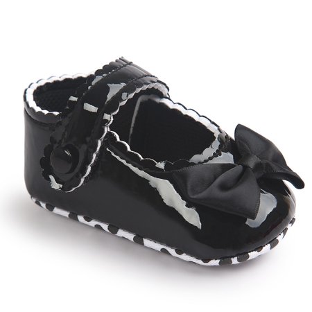 

YOHOME Baby Girl Bowknot Leater Shoes Sneaker Anti-slip Soft Sole