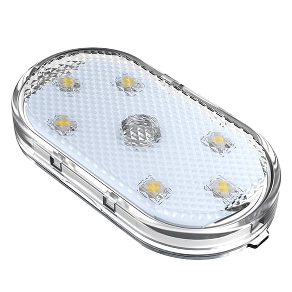 Luz de techo para automóvil Control táctil Carga USB Mini luz de techo compacta para automóvil Lámpara de lectura LED Azul hielo