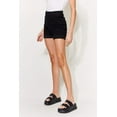 thumbnail image 5 of Judy Blue Full Size High Waist Tummy Control Cuffed Denim Shorts, 5 of 11