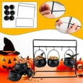 thumbnail image 5 of 6 Uds. Caldero de de Halloween, Cuenco para Dulces, Caldero, Tazones para Servir con Caldero de Halloween en Estante y 6 Uds. de Gancho, 5 of 5