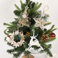 thumbnail image 2 of 1 colgante para árbol de Navidad, reno, copo de nieve, estrella, corona, decoración para fiesta de Navidad, decoración del hogar, regalo, adorno, 2 of 5
