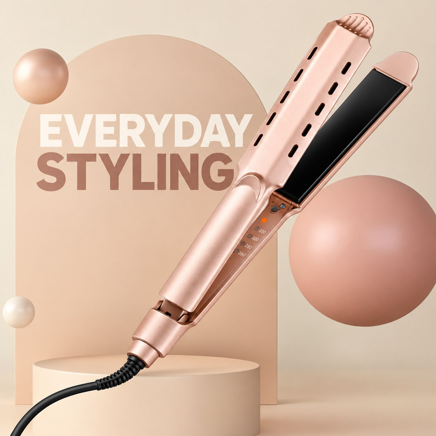 Suproot 2-in-1 Nano Ceramic Flat Iron Straightener photo 7