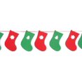 thumbnail image 3 of Decoración navideña: banderas colgantes navideñas en banderines de tela no tejida, decoración de pared para el hogar, decoración de fiesta (), 3 of 5