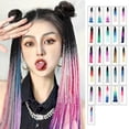 thumbnail image 2 of Perruque Sale Style Hip-hop Tresse Sale Queue de Cheval Perruque Triple Tresse Tresse Sale Épicée^ D8Y1, 2 of 8
