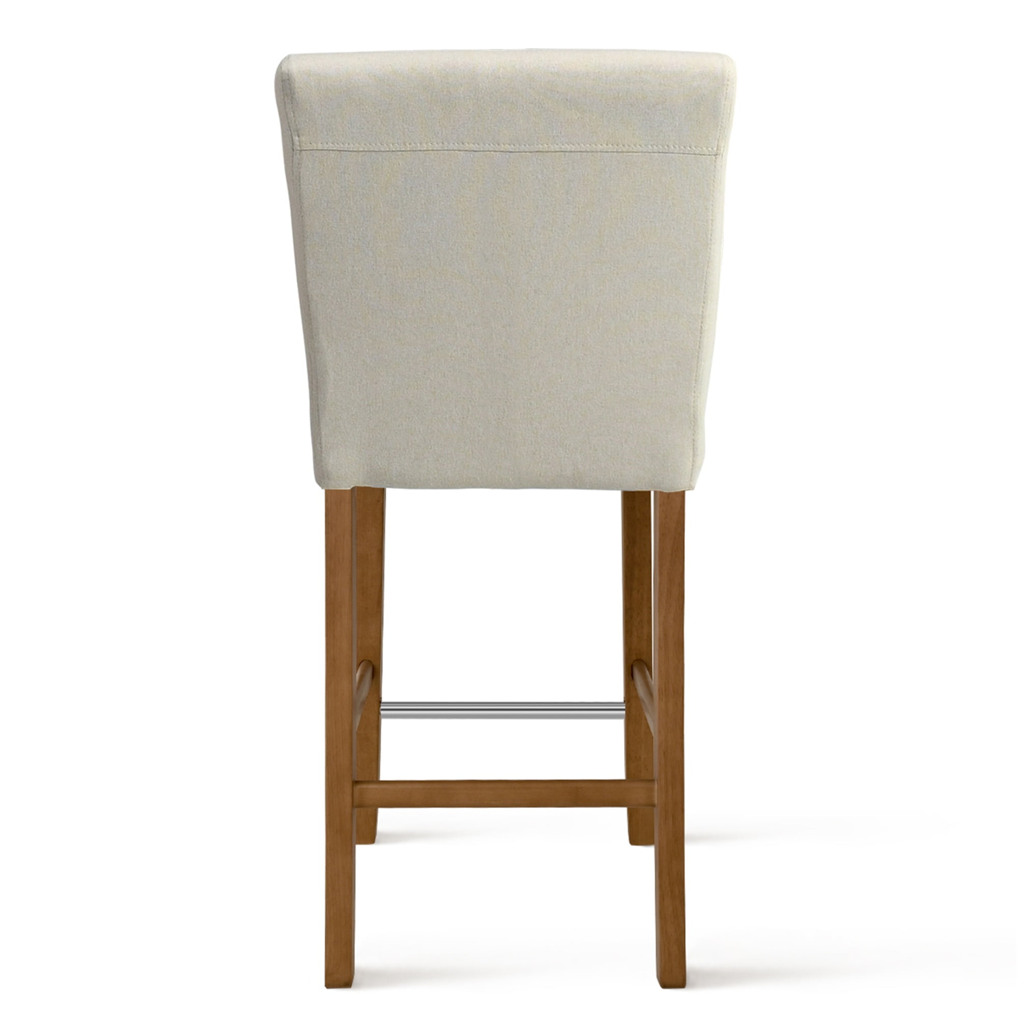 Kepooman 26" Seat Height Dining Set of 2, Modern Kitchen Upholstered Counter Height Leisure Chairs, Beige