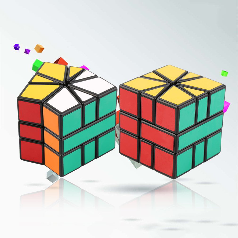 Speed Super Square One SQ-1 Plastic Magic Cube Twist Puzzle Multicolor MI 