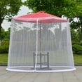 thumbnail image 4 of Lubelski Mosquito Bug Net Parasol Outdoor Lawn Garden Camping Umbrella Sunshade Cover, 4 of 6