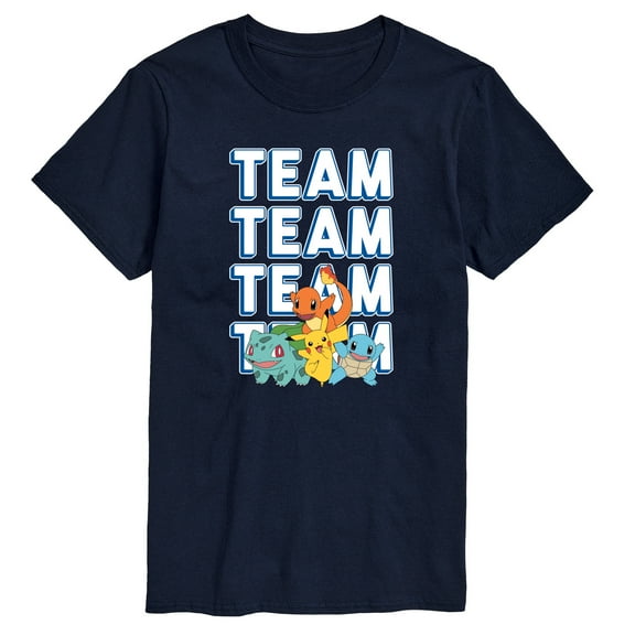 Pokémon - Partners Team - Men's Short Sleeve Graphic T-Shirt