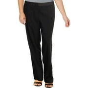 Calvin Klein Womens Plus Stripe Straight Leg Dress Pants--Regular-