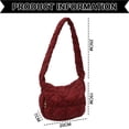 thumbnail image 2 of Bolsos para mujer Bolso de mano acolchado para mujer Bolso acolchado Bolso acolchado Bolso de mano ligero e hinchado Bolso de hombro acolchado, 2 of 5