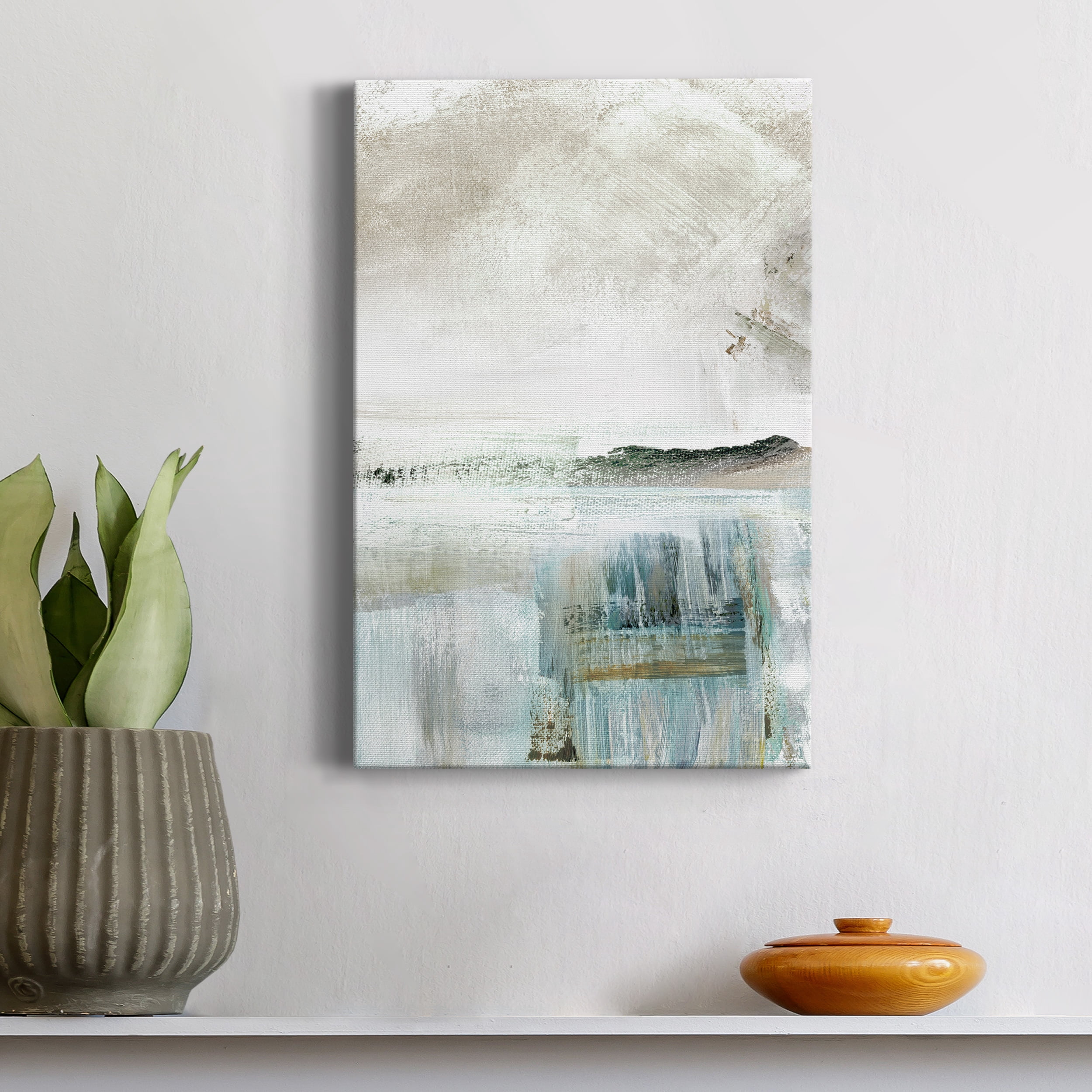 Summer Teal II Premium Gallery Wrapped Canvas - Ready to Hang - 8 x 12