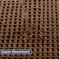 thumbnail image 4 of Lavish Home 2PC Waffle Bath Mat Set - Washable Bathroom Rugs (Natural), 4 of 7