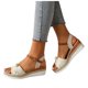 thumbnail image 3 of Bmisegm Women's Summer Fashion Roman Open Toe Bow Sandals Casual Comfortable Fish Mouth Wedge Sandals Sandals Women Summer White 9.5, 3 of 6