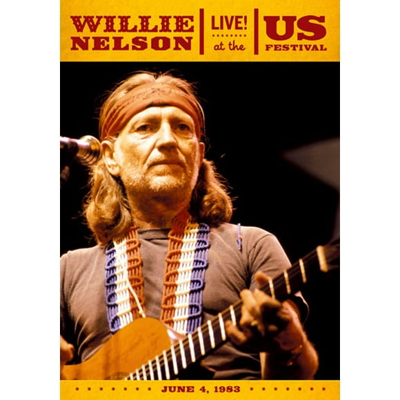 UNI DIST CORP MUSIC NELSON W-WILLIE NELSON-LIVE AT US FESTIVAL 1983 (DVD) D312929D