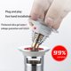 thumbnail image 3 of Batería de Cocina Filtro de desagüe de empuje con núcleo de rebote de acero inoxidable Tapón de lavabo para recoger el cabello Likrtyny Libre de BPA, 3 of 6