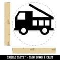 thumbnail image 2 of Fire Truck Engine Fireman Firefighter Symbol Self-Inking Rubber Stamp Ink Stamper - Yellow Ink - Medium 1 Inch, 2 of 7