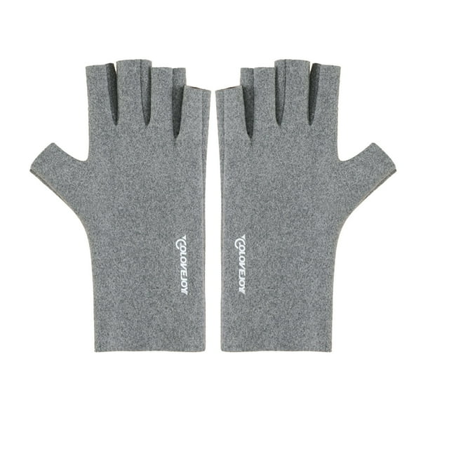WRKEKC Gants en Velours Allemand pour Femmes Hiver Extérieur Protection Chaude Froide Demi-Doigt Écran Tactile Demi-Doigt Modifier la Forme de la Main Doux Amical