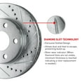 thumbnail image 4 of R1 Concepts Front Rear Brake Rotor Kit |Brake Rotors| Brake Disc |Drilled and Slotted WGPN2-75020, 4 of 5
