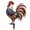 G, variant on Metal Rooster Decor, Yard Chicken Decorations, 12*10" Outdoor Garden Statues, Metal Chicken Sculpture for Backyard Patio Kitchen Decor & Lawn Ornaments