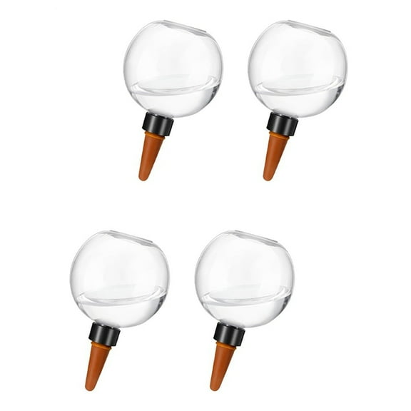 4 Pack Watering Balls for Plants, 500 Ml Automatic Plant Watering Devices, Dripping Water, Transparent Watering Bulbs
