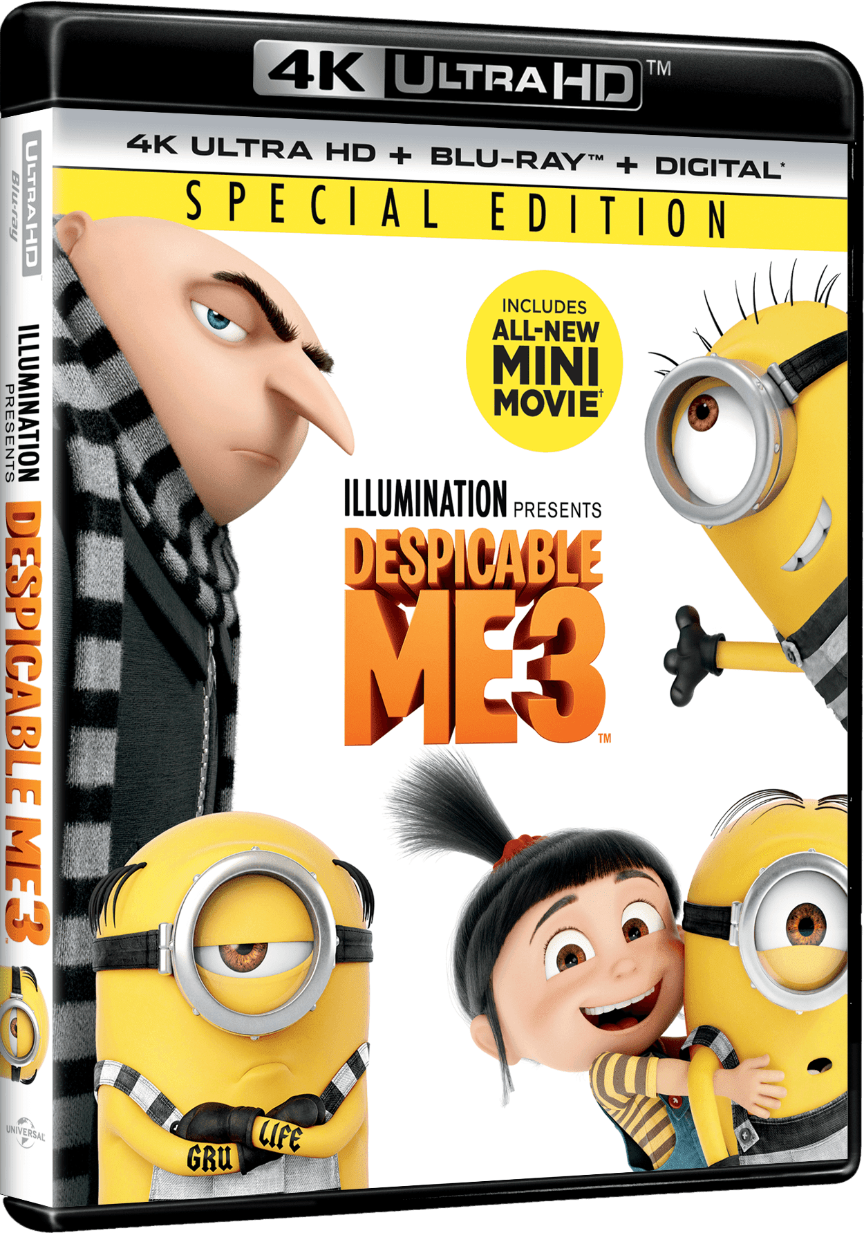 Despicable Me 3 (Special Edition) (4K Ultra HD + Blu-ray + Digital HD ...