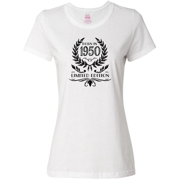 Inktastic Born in 1950 Limited Edition Women's T-Shirt