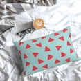 thumbnail image 3 of Salouo Watermelon Pattern Pillow Cases,1PC Pillow Covers with Envelope Closure Decorative Pillow Case for Bed Couch,Pillows Not Included-16"x24", 3 of 6