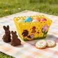 thumbnail image 4 of ddioayh Easter Storage Baskets Non-Woven Fabric Reusable Decorative for Easter Eggs Candy Toys Gift Packaging Holiday Party Favor, 4 of 6