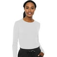 thumbnail image 2 of MED COUTURE Women Performance Knit Tee, Color: White, Size: M (8499-WHIT-M), 2 of 5