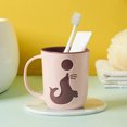 thumbnail image 1 of Organizadores de armario y almacenamiento, Organización y almacenamiento Taza para enjuague bucal Vaso para cepillado doméstico Vaso para lavado práctico Vaso para cepillado en pareja Vaso para pasta, 1 of 6
