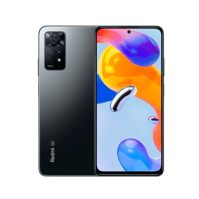 Xiaomi Redmi Note 11 Pro Smartphone 6+128GB Pantalla 6.67' 120Hz FHD+ AMOLED Snapdragon 695 Triple Cámara 108MP+8MP+2MP AI 5000mAh gris