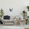 thumbnail image 2 of Stupell Abstract Blue & Cream Brush Strokes Abstract Painting Gray Framed Art Print Wall Art, 2 of 7