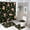 Cartoon Monkey, variant on Funny Cute Monkey 4 Pcs Waterproof Shower Curtain Set Cartoon Jungle Woodland Wildlife Monkey and Bananas with Waterproof Toilet Cover Shower Mat Rugs,72" W x 72" L