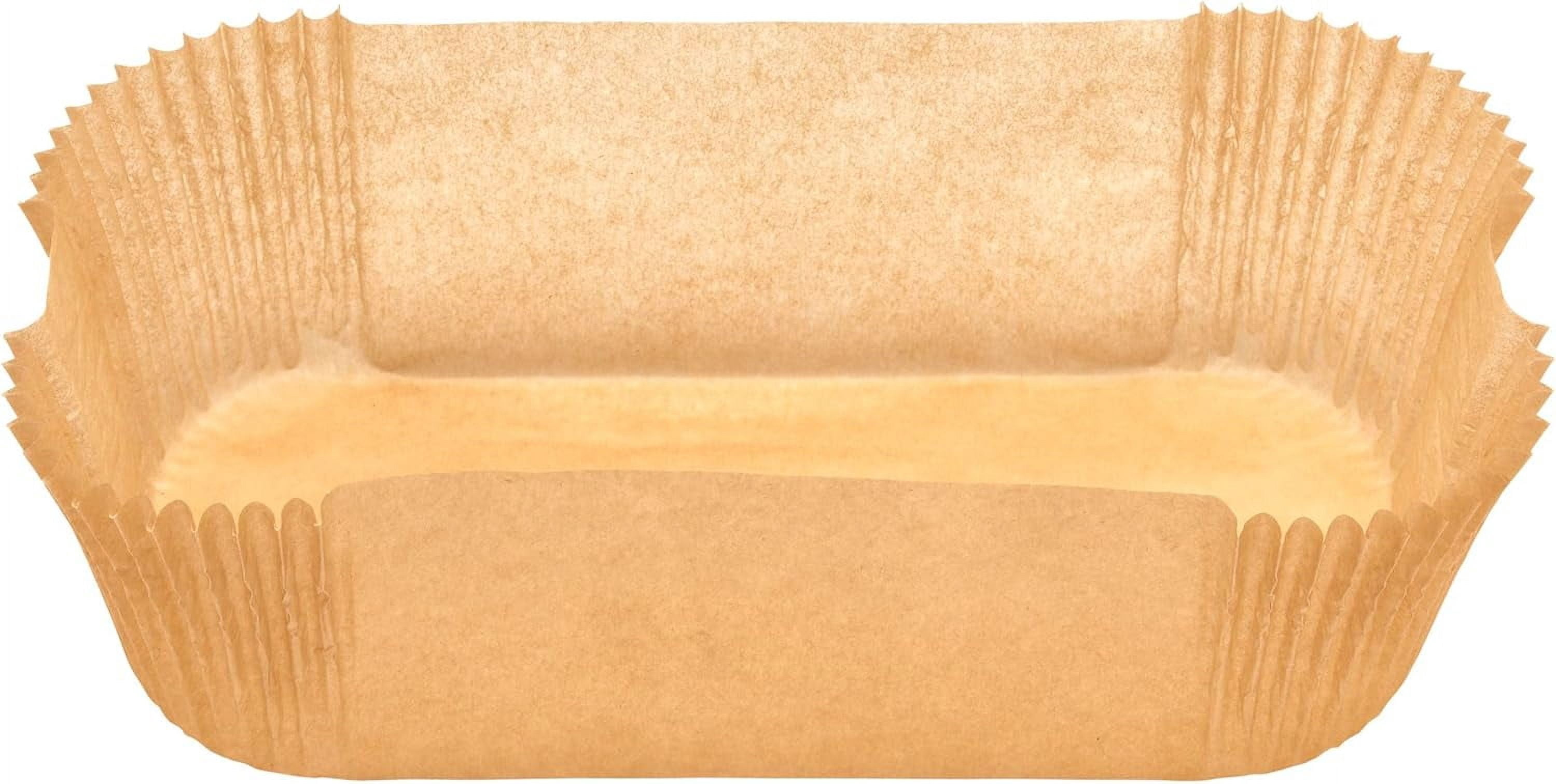 2lb Loaf Pan Liners, 100 Pack, Non-Stick Siliconized Greaseproof Paper, Baking Liner for Bread, Cakes, Banana Parchment Air Fryer