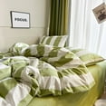 thumbnail image 2 of Light Luxury Retro Style Small Fresh Thick Strip Four-piece Bedding Student Dormitory Three-piece Set HYwys, 2 of 7