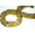 thumbnail image 3 of 15 ft Soft and Silky Champagne Christmas PVC Tinsel Garland, by Holiday Time, 3 of 4