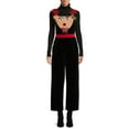 thumbnail image 1 of SUNSIOM Salopette Longue pour Femmes Décontractée Sans Manches à Imprimé 3D, Coupe Ample, Pantalon, Costume de Vacances, 1 of 5