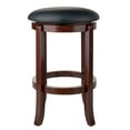 thumbnail image 4 of Winsome Wood Walcott Swivel Seat Counter Stool, Black and Walnut, 4 of 7