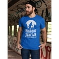 thumbnail image 2 of Bigfoot Saw Me  Men T-Shirt, Male Large, 2 of 4