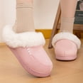thumbnail image 2 of Women's Winter Slippers Fuzzy Shoes Cozy Indoor Outdoor Comfortable Soft Warm On Slides For Ladies, 2 of 8