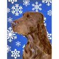 thumbnail image 1 of 11 x 15 Po. Drapeau de Jardin Flocons de Neige Hiver, 1 of 1