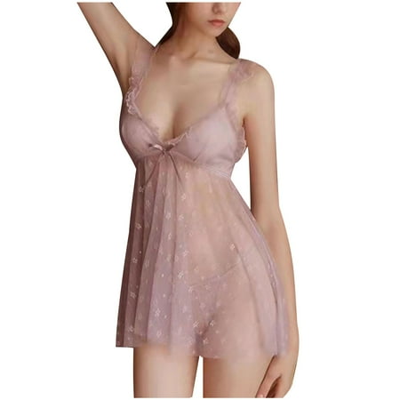 WIZUTIZ See Through Lingerie Set Two Piece Bralette Underwear Corset Women s Plus Size Hanging Neck Tassel Lace Short Skirt Erotic Bra and Panty Set 50% Off Clea