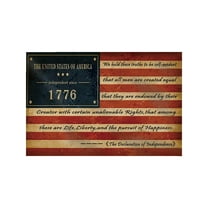 ChicYu Multi-Room Non-Slip Floor Mats,Absorbent Patriotics Decor for Kitchen, Entryway and Bathroom Enhancements Dirty Proof Foot Mats Multicolor