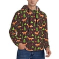 thumbnail image 2 of Haiem Fox In Forest Patterned Men's Hoodie with Kangaroo Pocket - Ideal Pullover Sweatshirt for Daily Wear, Travel, and Home-X-Large, 2 of 7