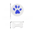 thumbnail image 1 of Bandera con forma de perro Let's Pet, pancarta con temática de mascotas, decoración para fiesta de cumpleaños, bandera con cadena de flores, 1 of 2